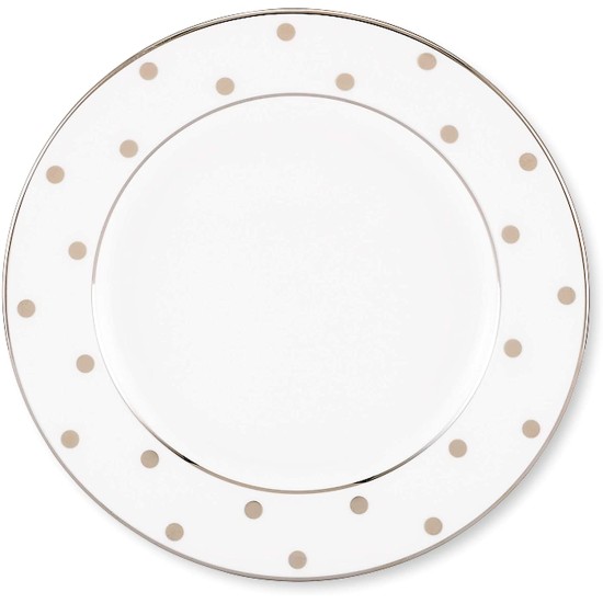  Larabee Road Platinum 6.375” Bread & Butter Plate, Metallic