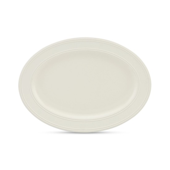  Womens Fair Harbor White Truffle 16 Oval Platter White Serveware