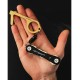  CleanKey Antimicrobial Copper Alloy Hand Keychain Tool, Gold