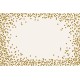  Confetti Gold Breakfast Lunch Dinner Disposable Placemats 30 Sheets/Pack Made in USA
