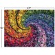  Jigsaw Puzzle 500 Pieces-floral Rainbows