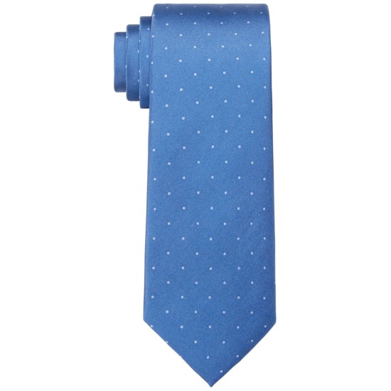  Men’s Pin Dot Tie – Soft Blue
