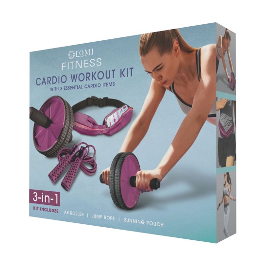  3-in-1 Cardio Workout Kit, Ruby