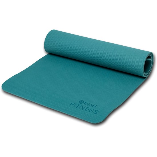  6mm Yoga Mat with TPE Material for Pilates and Yoga,Teal