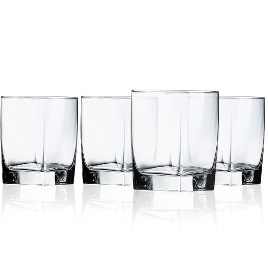  Sterling 13 oz. Double Old Fashion Glass, Set Of 4, Clear