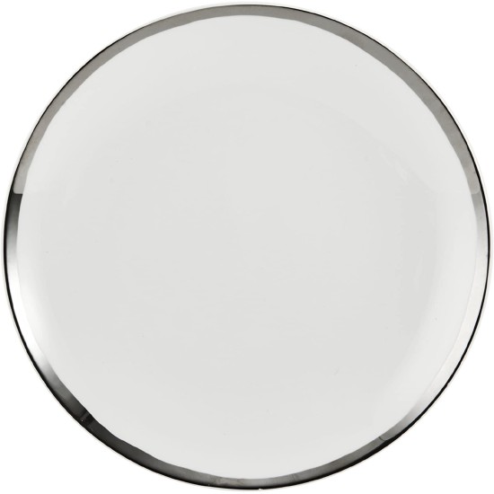  Blakeslee Platinum Bone China Salad Plate, 8.5-Inch