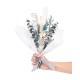 Miss Daisy Small Dried Floral Bouquet,White, 12″ x 6″
