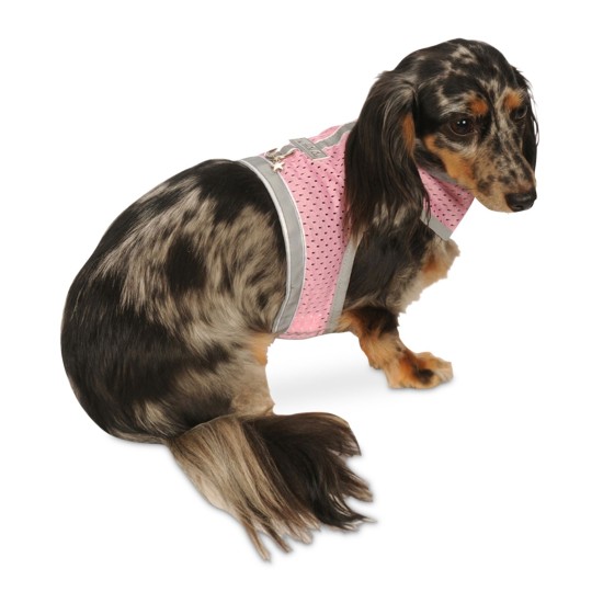 My Canine Kids Athletic Mesh Vests, Pink, 1