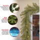  Company Pre-Lit Artificial Christmas Garland, Green, Norwood Fir, White Lights, Plug In, Christmas Collection, 9 Feet