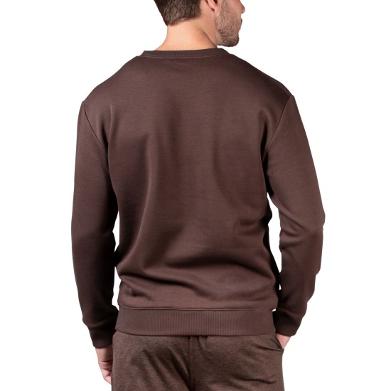  Men’s Bagani Classic-Fit Brushed Fleece Pajama Sweatshirt
