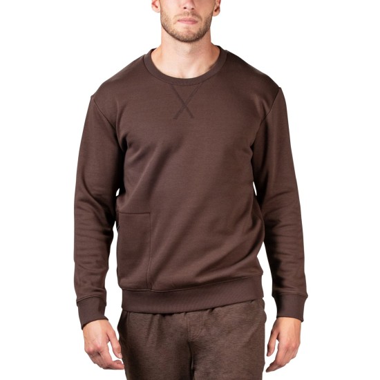  Men’s Bagani Classic-Fit Brushed Fleece Pajama Sweatshirt