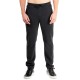  Mens Classic-Fit French Terry Pants, Black, Large