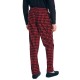  Mens Sustainably Crafted Cozy Fleece Pants, Red, Large