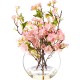  4572 Cherry Blossom in Large Vase, Pink, 14″