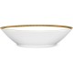  Charlotta Gold Bowl, Soup, 7 1/2″, 12 oz in White