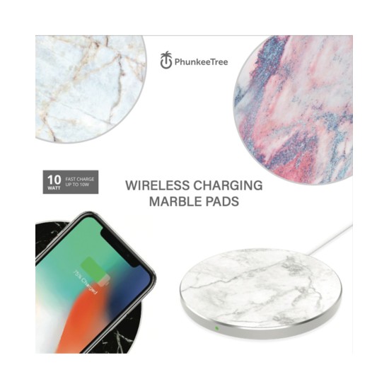  Wireless Charging Marble Pads (Blue Onyx)