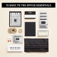  Back to The Office Kit for Boss, Employee, Includes Must-Have Emergency Essential Items for Returning to Office, Portable Box Kit, Ideal Gift for Office Parties, Birthdays, 6.38 oz