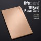  LifeCard World’s Thinnest Power Bank (18 Karat Rose Gold) Card Size Fits Like a Card Built-in MFI Lightning Cable