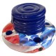  Inflatable Stars & Stripes Floating Drink Cooler for Pools, Indoors or Outdoors. Easy to use, inflates in Minutes Perfect for Any Occasion.