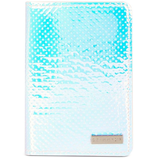  Punchin Passport Holder, Silver, 5.1″ x 3.74″”