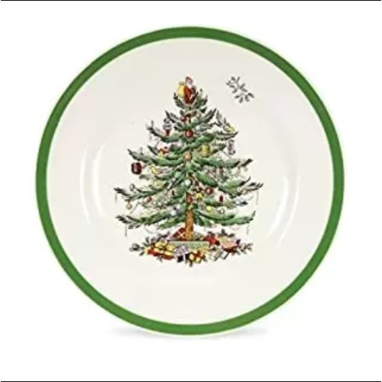  CHRISTMAS TREE Salad Plate