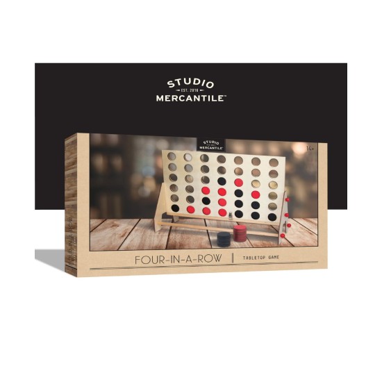  Jumbo Wooden Gaming Set, 4 in a Row