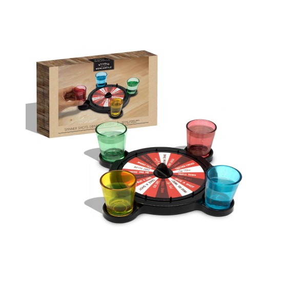  Roulette Drinking Game, Set of 5, Multicolor