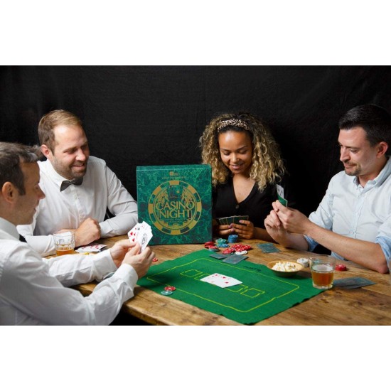  Casino Night Game, Green,12.2 x 12.2