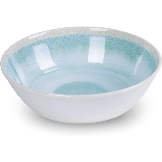  Raku Aqua Bowl, 7.9″ x 2.2″, 37 oz, Melamine, Set of 6