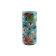  by Cambridge 12 oz Turquoise Floral Insulated Slim Can Cooler