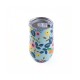  by Cambridge 16 oz Blue Floral Insulated Straw Tumbler
