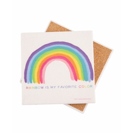  Rainbow Favorite Color Coaster