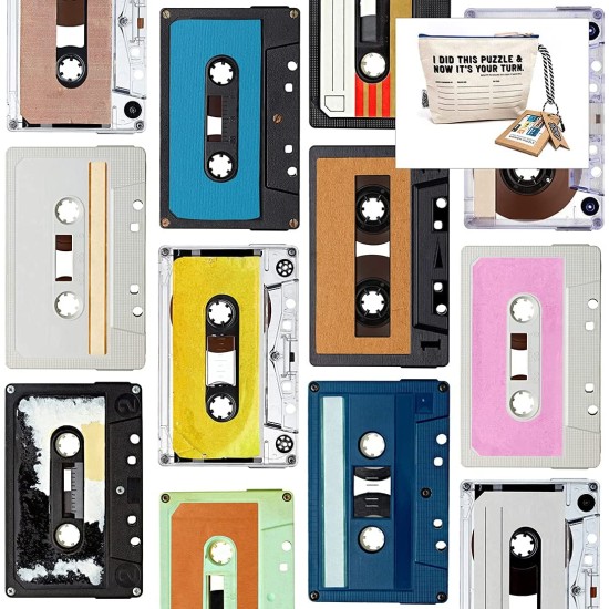  I Go to (250) Pieces Wooden Puzzle for Adults: Mix Tapes in Pass-It-On Pouch