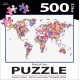  500 Pc. Puzzle World Love