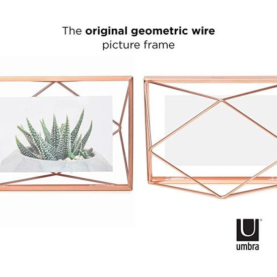  Prisma Multi Photo Frame Made Of Steel, Copper