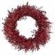  28″ Artificial Red Berry Wreath. Incorporate a pop of Color into Your Holiday Decorating Projects with red Berries. This Wreath is Indoor and Outdoor Safe.
