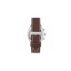  Men’s Black Dial Brown Leather Strap Watch