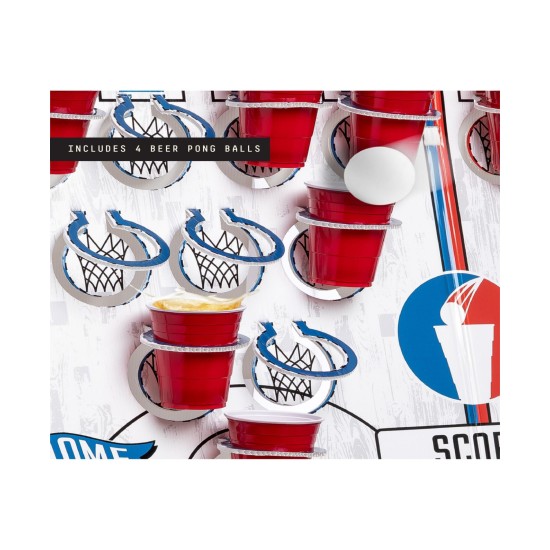  Free Throw Beer Pong Party Game Chandelier Standing Target, Team Play or Individual, Fun Gift or Activity for College, Parties, Tailgates, BBQ
