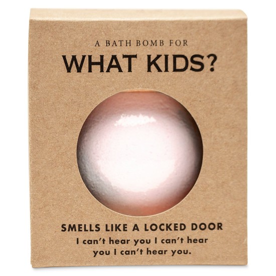 Whiskey River Soap – Bath Bomb – What Kids?, Pink, 7 oz