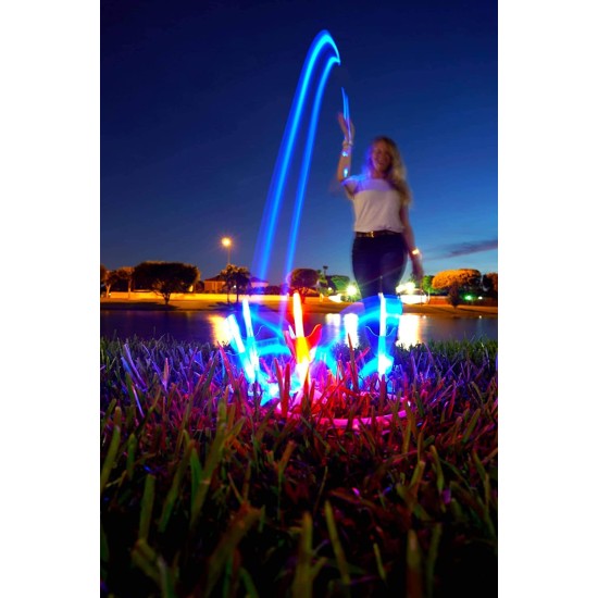  Illuminated LED Lawn Darts Game