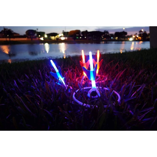  Illuminated LED Lawn Darts Game