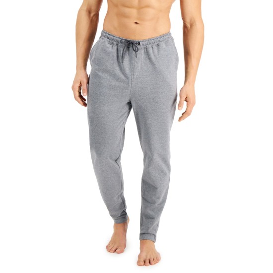  Mens Moisture-Wicking Pajama Joggers, Dark Gray, Large