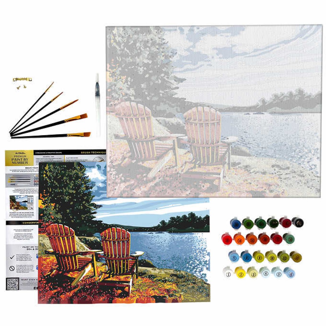 ArtSkills Premium Paint by Number Kit, 2pack