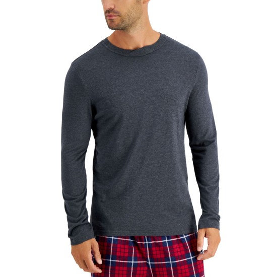  Men’s Chatham Knit Long-Sleeve T-Shirts, Gray, Small