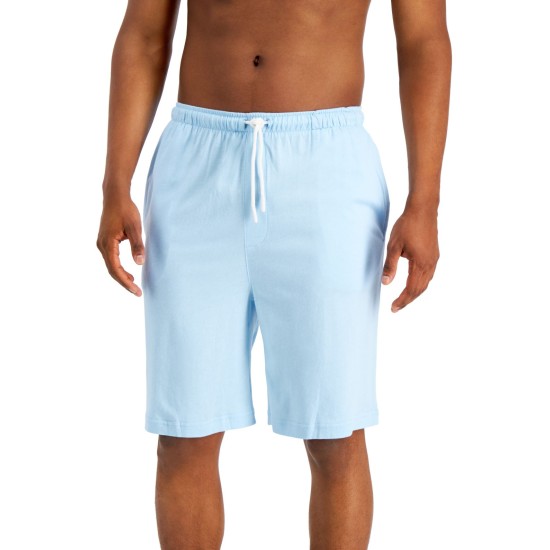  Men's Pajama Shorts, Blue, Large