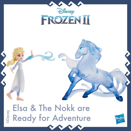  Frozen 2 Elsa Small Doll and the Nokk Figure