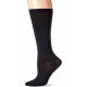 Dr. Scholl’s Women’s Microfiber Moderate Support Socks, Black, 4-5 (Small)