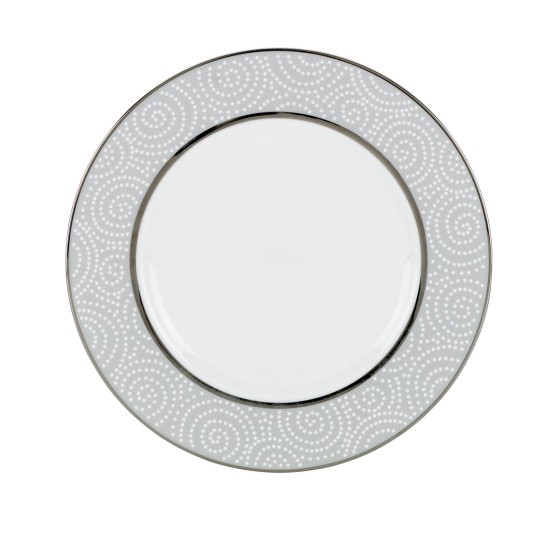  Pearl Beads Accent Plate, 1.05 LB, (Taupe/Grey)