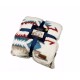  Sherpa Fleece Blanket, Queen, White Sand