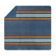  Sherpa Fleece Blanket, Queen, Serape Stripe Blue